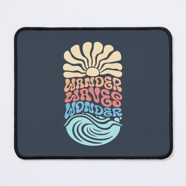 Item preview, Surf Beach Wander Waves Wonder Retro designed and sold by Oniyasha.