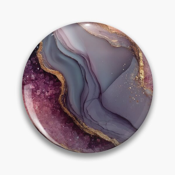 Item preview, Mystical Pink and Purple Crystal Abstract designed and sold by Nine Lives Studio.