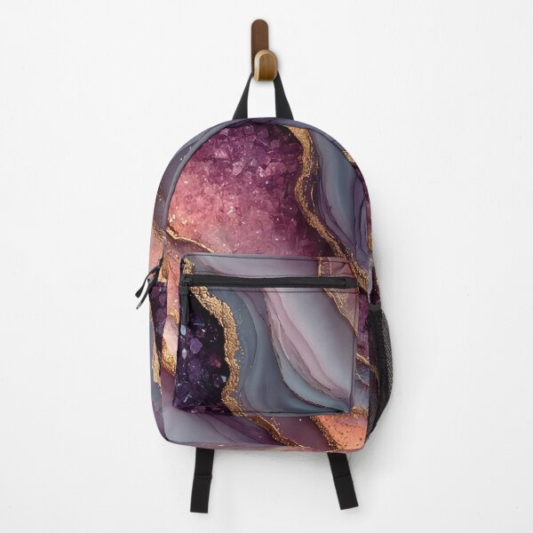 Item preview, Mystical Pink and Purple Crystal Abstract designed and sold by Nine Lives Studio.