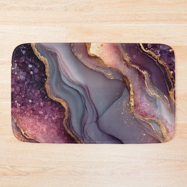 Item preview, Mystical Pink and Purple Crystal Abstract designed and sold by Nine Lives Studio.