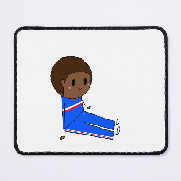 Item preview, Brunette curly haired KU cheerleader designed and sold by PomegranateHeart.