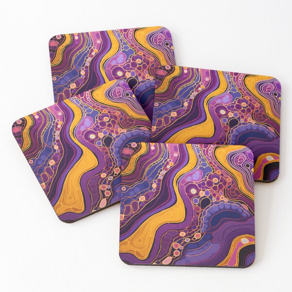 Item preview, Aboriginal Inspired Dot Art - With Lava Flowing designed and sold by GrinGalore.