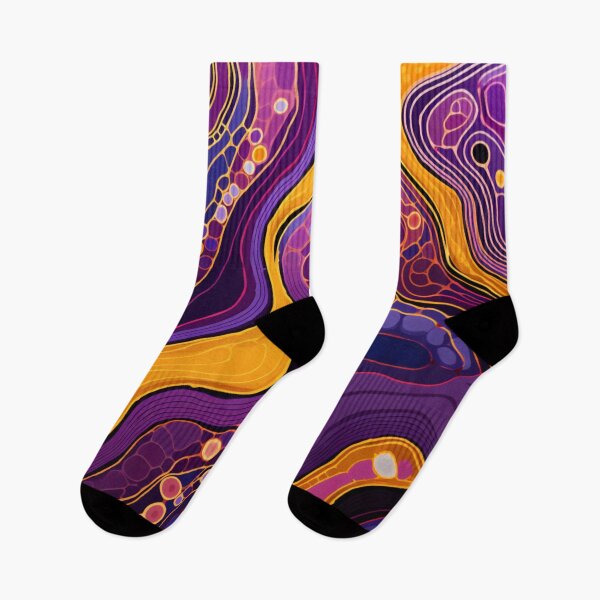 Item preview, Aboriginal Inspired Dot Art - With Lava Flowing designed and sold by GrinGalore.