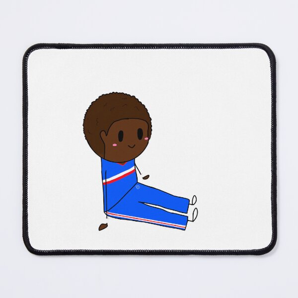 Item preview, Brunette curly haired KU cheerleader designed and sold by PomegranateHeart.
