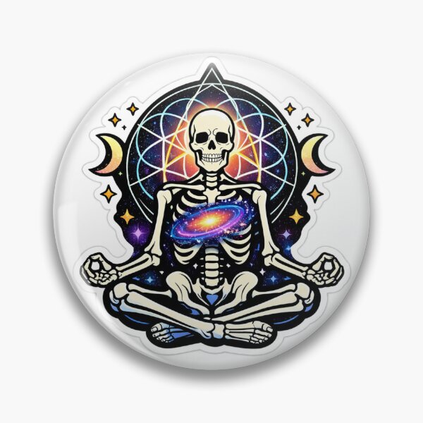 Item preview, Cosmic Skeleton Meditation – Galaxy Soul Awakening designed and sold by Kritikaangiras.