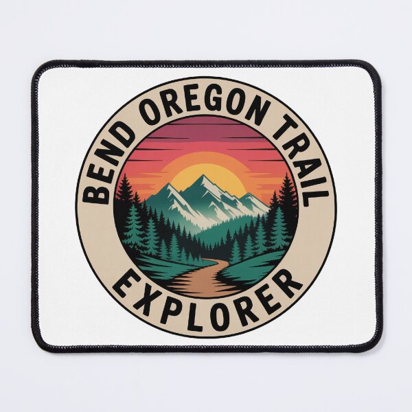 Item preview, Bend Oregon Trail Explorer Sticker – Cascade Mountains Hiking Outdoor Design designed and sold by pod24.