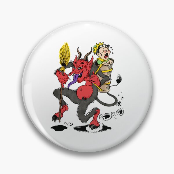 Item preview, Krampus Vintage Devil Illustration designed and sold by MaiVNMiMi.