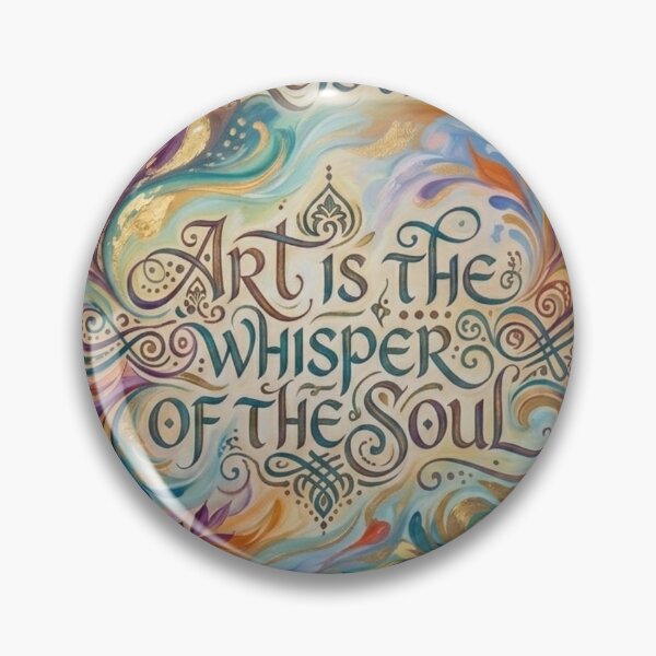 Item preview, Art is the Whisper of the Soul: Colorful Abstract Calligraphy designed and sold by SolenyaStudio.