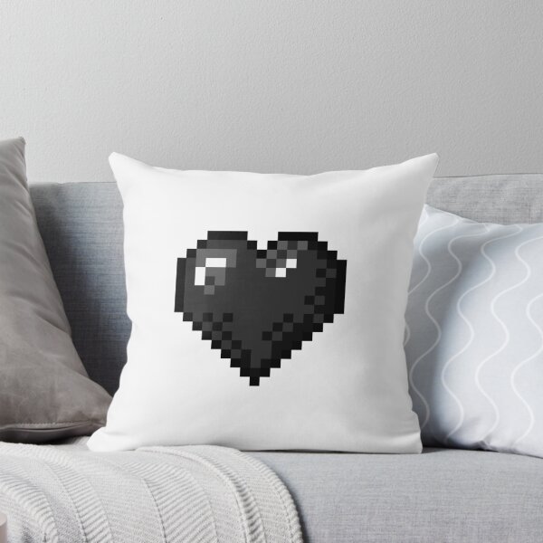Item preview, Retro Pixel Art Black Heart designed and sold by OneToTee.