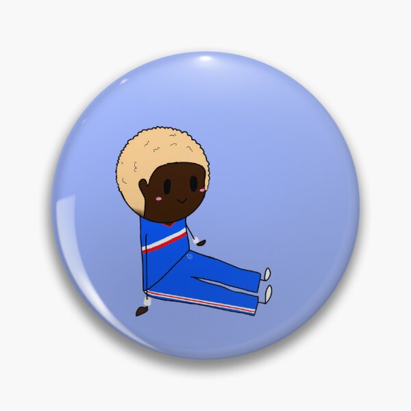Item preview, Blonde curly haired KU cheerleader designed and sold by PomegranateHeart.