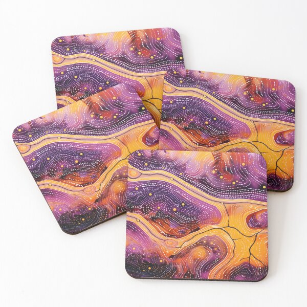 Item preview, Aboriginal Inspired Dot Art - With Petrified Lava designed and sold by GrinGalore.