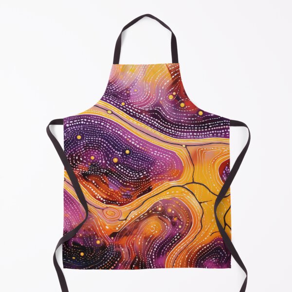 Item preview, Aboriginal Inspired Dot Art - With Petrified Lava designed and sold by GrinGalore.