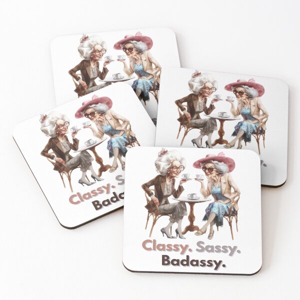 Item preview, Classy. Sassy. Badassy. – Glam Grandmas designed and sold by Luckyword.