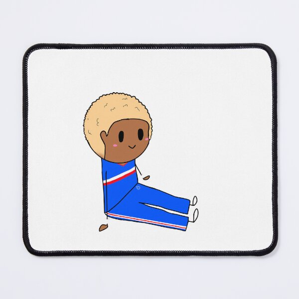 Item preview, Blonde curly haired KU cheerleader designed and sold by PomegranateHeart.