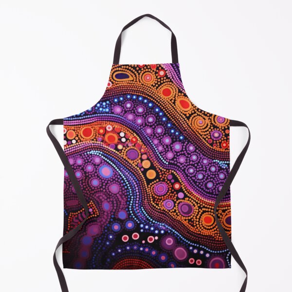 Item preview, Aboriginal Inspired Dot Art - Lava Levels designed and sold by GrinGalore.
