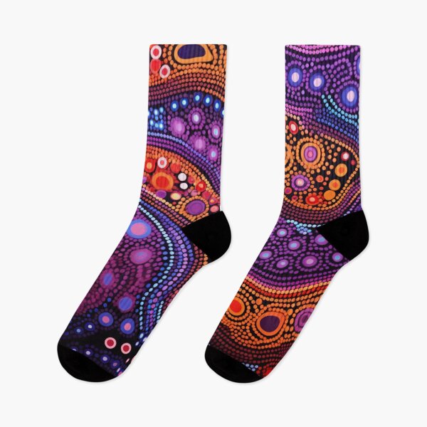 Item preview, Aboriginal Inspired Dot Art - Lava Levels designed and sold by GrinGalore.
