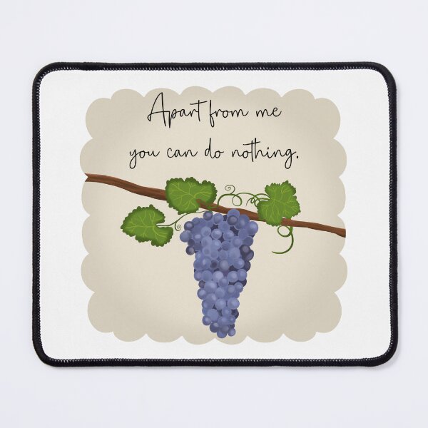 Item preview, Apart from Me - John 15:5 designed and sold by Willow & Grace Designs.