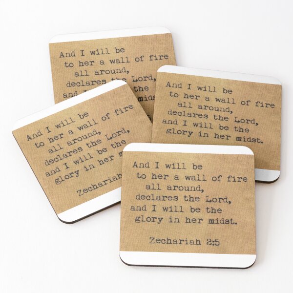 Item preview, Zechariah 2:5 designed and sold by di-Vera-Rosati.