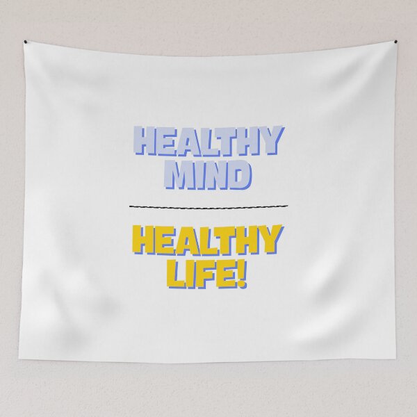 Item preview, Healthy Mind Healthy Life! designed and sold by ArtistTejal.