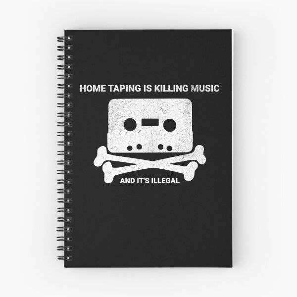 Item preview, 1980s Retro Anti-Piracy Music Home Taping Cassette Insert designed and sold by chrisrivait.