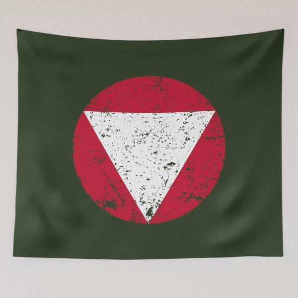 Item preview, Austria Roundel / Insignia - Worn / Eroded / Aged / Grunge (Large) designed and sold by STUDIO-72.