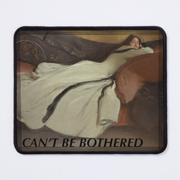 Item preview, Can’t be bothered designed and sold by um, sure art.