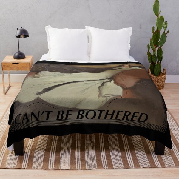 Item preview, Can’t be bothered designed and sold by um, sure art.