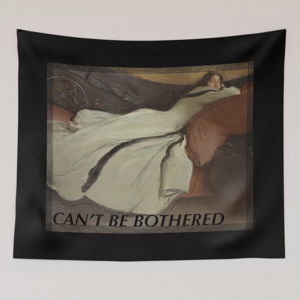 Item preview, Can’t be bothered designed and sold by um, sure art.