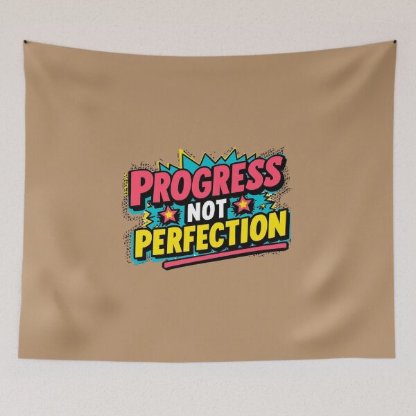 Item preview, progress not perfection designed and sold by Grixel's Paang Gala Shop.