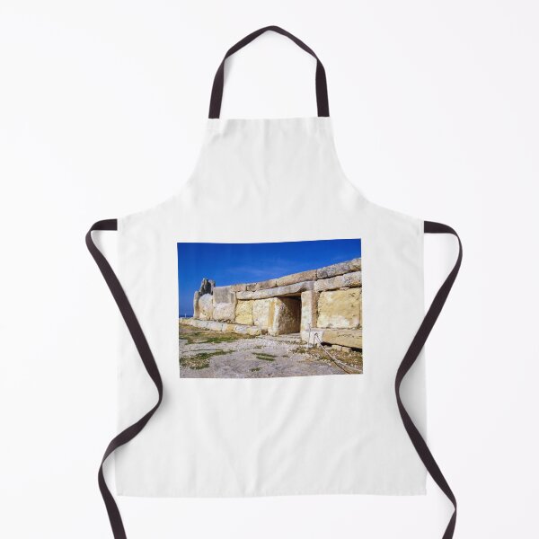 Item preview, Ancient Megalithic Stone Temple Ruins Under Bright Blue Sky at Mediterranean Limestone Archaeological Site designed and sold by Nmallia.
