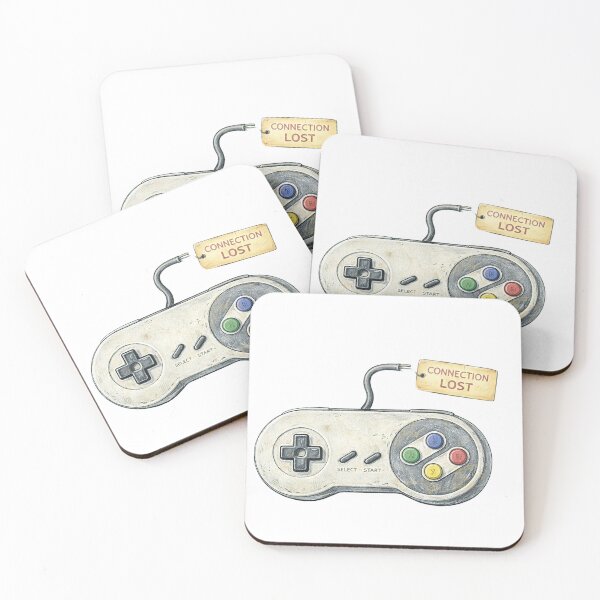 Item preview, Retro Controller – Connection Lost Sticker Illustration designed and sold by Felixuss.