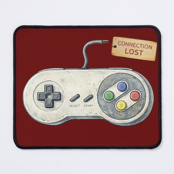 Item preview, Retro Controller – Connection Lost Sticker Illustration designed and sold by Felixuss.