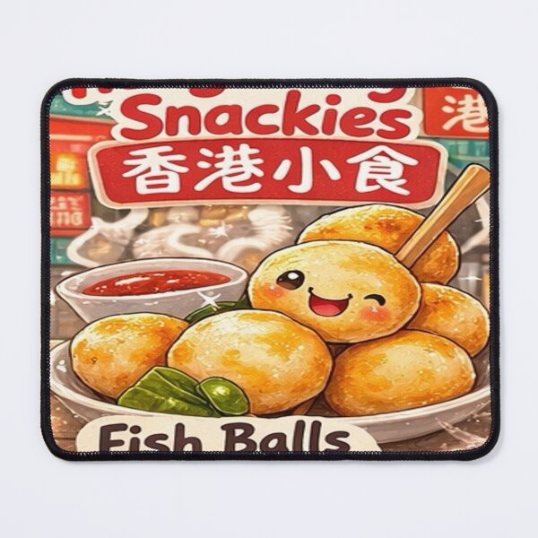 Item preview, Hong Kong Snackies – Kawaii Fish Balls designed and sold by DaigaaSikFaan.