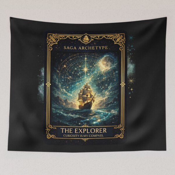 Item preview, Saga Archetype – The Explorer designed and sold by The KarmIQsphere Collective.