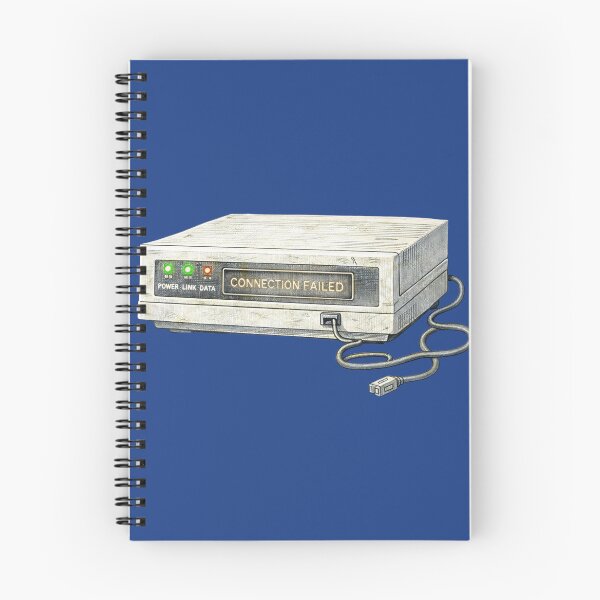 Artikelvorschau, Retro-Einwahlmodem – Aufkleber „Verbindung fehlgeschlagen“ (Illustration) entworfen und verkauft von Felixuss.