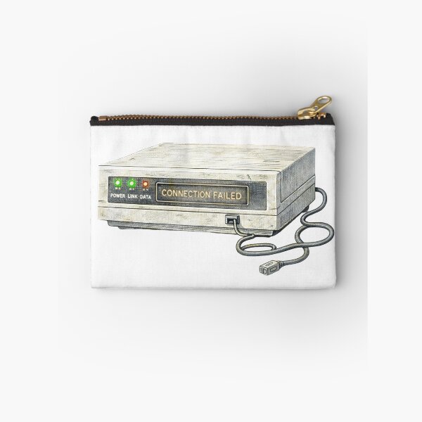 Item preview, Retro Dial-Up Modem – Connection Failed Sticker Illustration designed and sold by Felixuss.
