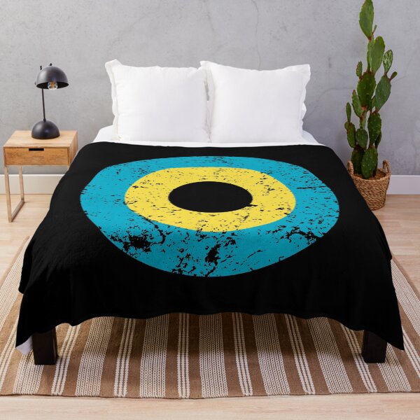 Item preview, Bahamas Roundel / Insignia - Worn / Eroded / Aged / Grunge (Large) designed and sold by STUDIO-72.