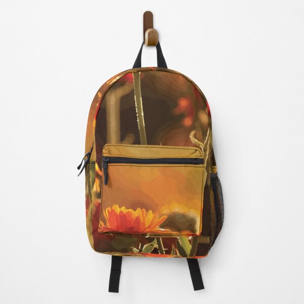Item preview, Campo de Flores Naranjas Iluminadas por el Sol designed and sold by Arturo Daniel Garcia Palomo.