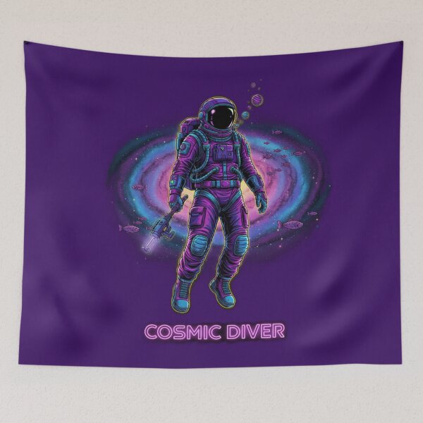 Item preview, cosmic diver designed and sold by Shop-Pi.
