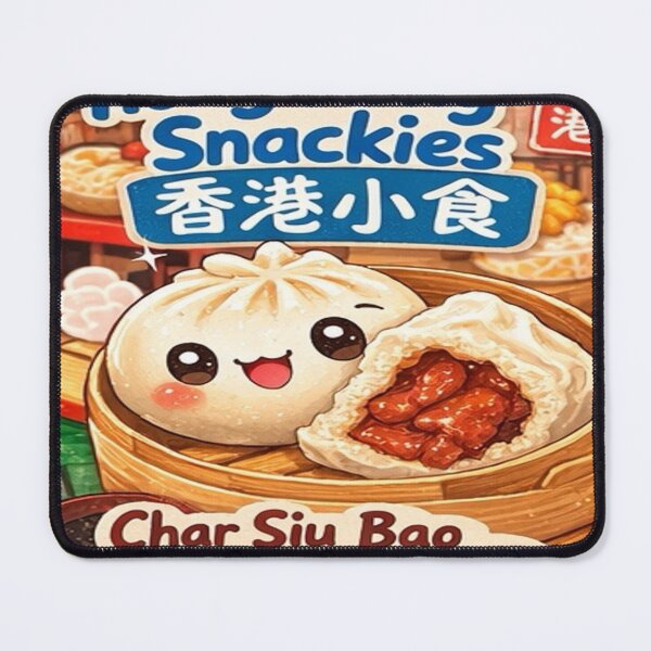 Item preview, Hong Kong Snackies – Char Siu Bao designed and sold by DaigaaSikFaan.