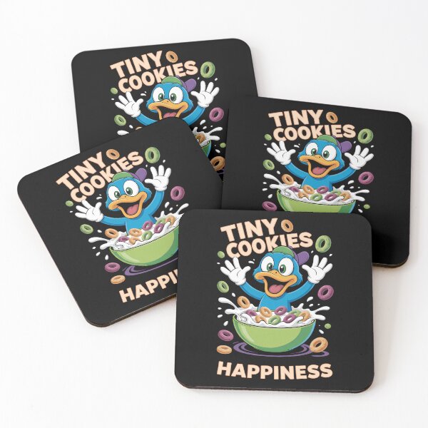 Item preview, Tiny Cookies Happiness – Funny Cookie Cereal Breakfast Design designed and sold by Art-Arcade6.