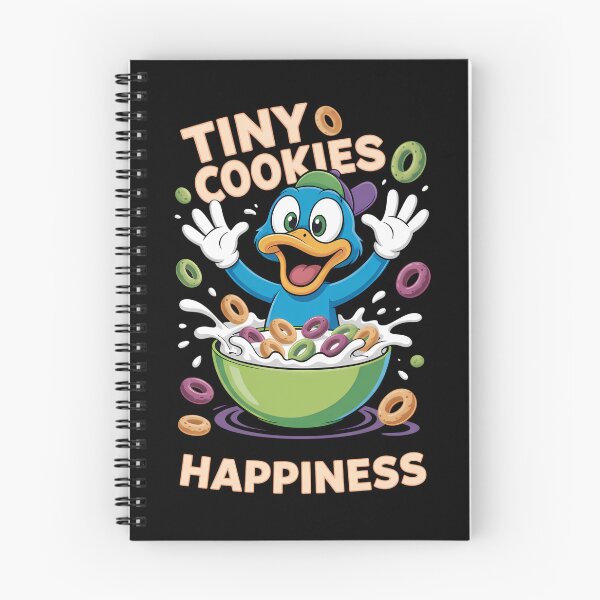 Item preview, Tiny Cookies Happiness – Funny Cookie Cereal Breakfast Design designed and sold by Art-Arcade6.
