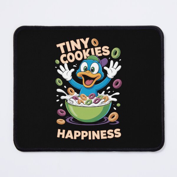 Item preview, Tiny Cookies Happiness – Funny Cookie Cereal Breakfast Design designed and sold by Art-Arcade6.