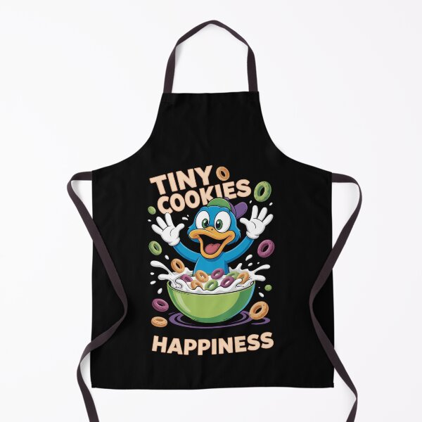 Item preview, Tiny Cookies Happiness – Funny Cookie Cereal Breakfast Design designed and sold by Art-Arcade6.