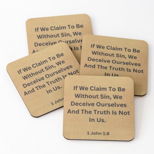 Item preview, 1 John 1:8 designed and sold by di-Vera-Rosati.