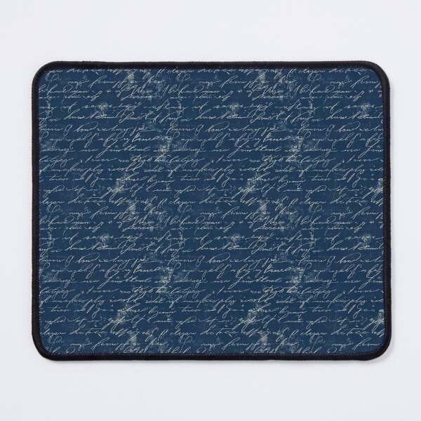 Item preview, Vintage Dark Blue Old Letter Pattern designed and sold by LouieVanille.