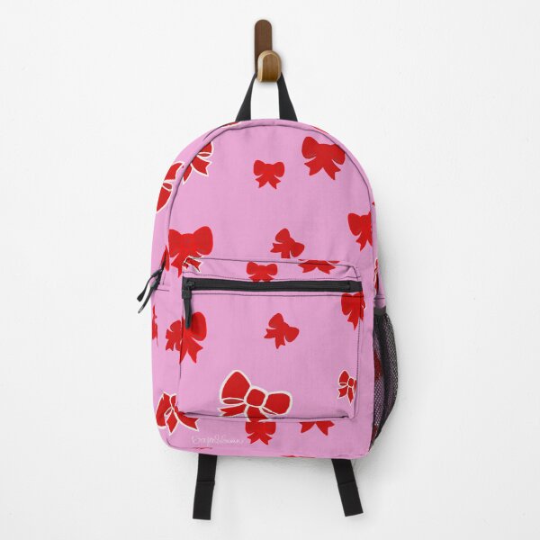 Item preview, Pink and Red Pattern, Red Bows on Pink Cute Pattern designed and sold by covetedcove.