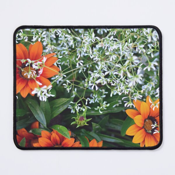 Item preview, White and Orange Flowers Blooming - Botanical Photography designed and sold by CarolinaReina.