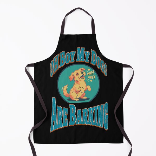 Item preview, My Dogs Are Barking - Retro Cartoon Scruffy Dog designed and sold by MikesLab.