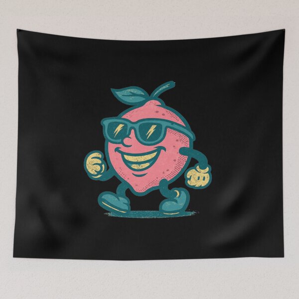 Item preview, Funny Strawberry Wearing Sunglasses Retro Fruit Cartoon Design designed and sold by anamul43.